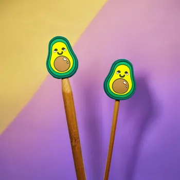 Jehlice Annie's Knit Zarážky na jehlice – avokádo