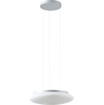 OSMONT SAT67930 SATURN LE2 závěsné skleněné svítidlo stříbrná / bílá IP20 4000 K 31W LED DALI