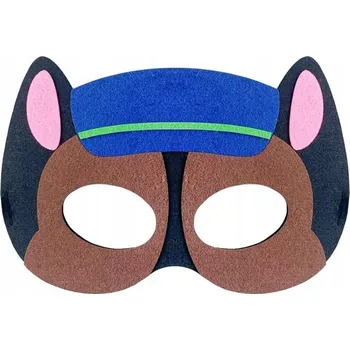 Karnevalová maska Filcová maska Tlapková patrola Chase Kostým Dětská Měkká