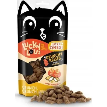 Pamlsek pro kočku Lucky Lou Lucky Ones Krunchy Krisps Kuřecí 60g