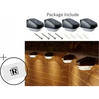 Venkovní osvětlení Lampki Zewnętrzne Solarne Led Wodoodporne Venkovní solární LED světla, voděodolné - 4 kusy +