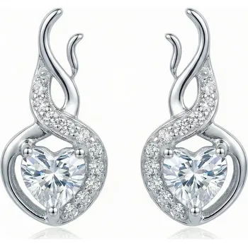 Náušnice Dámské stříbrné náušnice MIKELA Ag 925