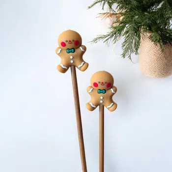 Nástroj na niť a příze Annie's Knit Zarážky na jehlice – 3D perníček