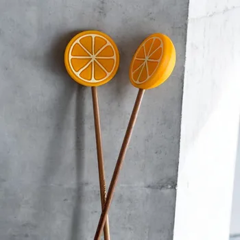 Jehlice Annie's Knit Zarážky na jehlice – 3D pomeranč