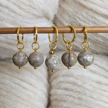 Nástroj na niť a příze Annie's Knit Značkovač Minerals –⁠⁠⁠⁠⁠⁠ přírodní hnědý maifanit