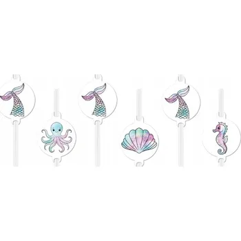 Papírová Brčka Congee 6 ks