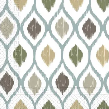 Papírový ubrousek Papírové ubrousky Procos Boho 33x33 cm 20 ks