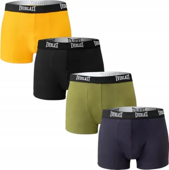 Boxerky EVERLAST pánské bavlněné boxerky 4 ks vel. L mix barev