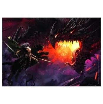 Puzzle CLEMENTONI Puzzle Dungeons&Dragons: Z očí do očí 1000 dílků