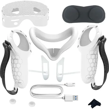 Příslušenství pro VR Sada silikonových obalů pro Meta Quest 3S bílá