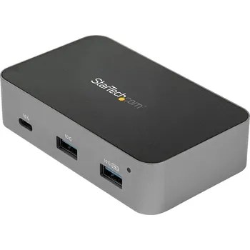 StarTech.com 3 Port USB C 3.1 Gen 2 Hub with Ethernet Adapter, 10Gbps USB Type C to 2x USB-A & 1x USB-C Ports, USB Hub w/ BC 1.2 Phone Fast Charging, Superspeed 10Gbps USB C Hub with GbE - Windows/macOS/Linux - rozbočovač - 3 porty