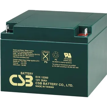 Záložní baterie EVX12260 CSB 12V/26Ah