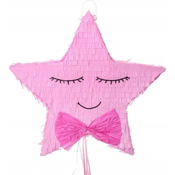 Obraz Piniata Hvězda růžová, 45x8x43 cm