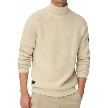 Dámský svetr Camel Active béžový svetr s rolák, velikost L