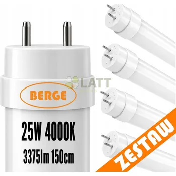 LED trubice 4x LED trubice 150cm T8 25W 3375lm 4000K - neutrální bílá