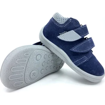 Chlapecké polobotky Beda Barefoot Lucas - kotníkové s membránou 27, Vnitřní délka boty: 16,9 cm, Vnitřní šířka boty: 7,1 cm