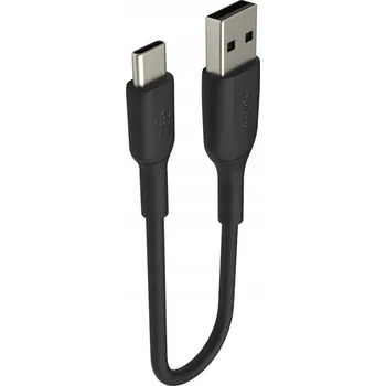 Datový kabel USB-C na USB-A kabel Belkin CAB001BT0MBK, 15 cm