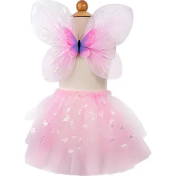 Party dekorace Great pretenders Flutter Butterfly Skirt with Wings, Pink, SIZE US 4-6
