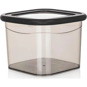 Dóza na potraviny dóza LISSA čtvercová 0,6l (11x11x8cm) PH KOUŘ