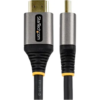 Video kabel StarTech.com 16ft (5m) HDMI 2.1 Cable, Certified Ultra High Speed HDMI Cable 48Gbps, 8K 60Hz/4K 120Hz HDR10+ eARC, Ultra HD 8K HDMI Cable/Cord w/TPE Jacket, For UHD Monitor/TV/Display - Dolby Vision/Atmos, DTS-HD (HDMM21V5M) - kabel HDMI s ethernetem - 5