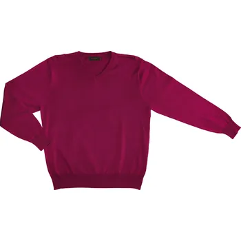 Oblečení a móda Pánský svetr AMJ Style - vínový SX009 Velikost: 3XL