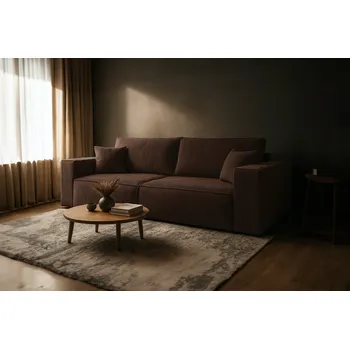 Pohovka Pohovka FIERRO - tmavěhnědá - manšestr - LINCOLN 29