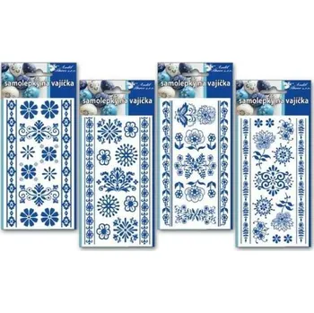 Velikonoční dekorace Velikonoční samolepky na vajíčka 795, 19x9cm