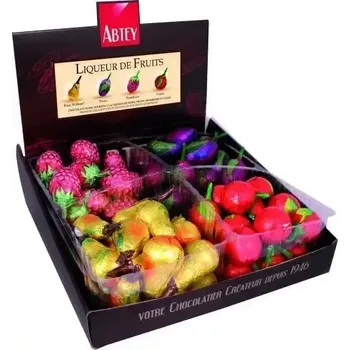 Bonbon Hořká čokoláda plněná ovocným likérem 72 ks [Abtey, 720 g]