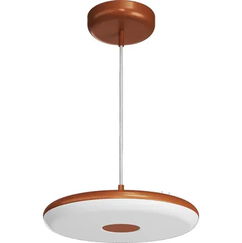 OSMONT ZETA ST1 FP závěsné plastové svítidlo terakota / bílá IP40 4000 K 31W LED - OSMONT OS ZET60558