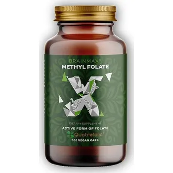 Doplněk stravy BrainMax Methyl Folate, Kyselina listová 400mcg 100cps (VÝPRODEJ)