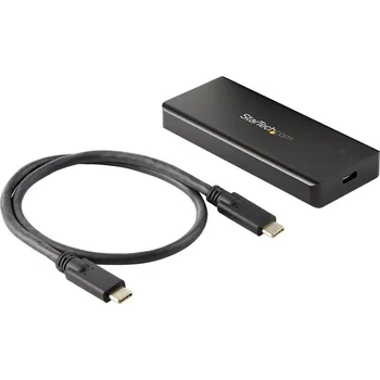 StarTech.com USB-C 10Gbps M.2 NVMe PCIe SSD Enclosure, Rugged Aluminum External M.2 PCIe M-Key Case IP67 Rated, 1GB/s Read/Write, Supports 2230/2242/2260/2280, TB3 Compatible, Mac/PC - 1.6ft USB-C Cable Incl - kryt úložiště - M.2 Card - USB 3.2 (Gen 2)