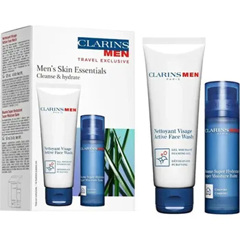 Kosmetická sada Clarins Men´s Skin Essentials Set - Dárková sada pleťové péče