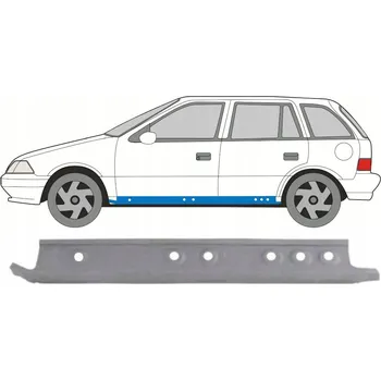 Prah karosérie Opravný plech prahu vnitřní pro Suzuki Swift 1988-2004 / Levá (strana řidiče)