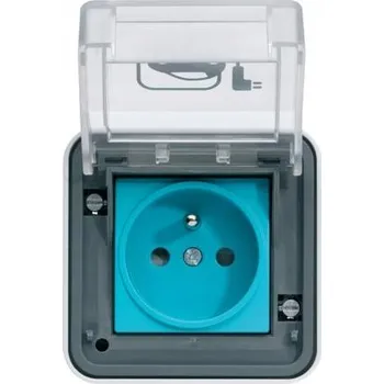 Elektrická zásuvka Hager Elektrická Zásuvka šedá