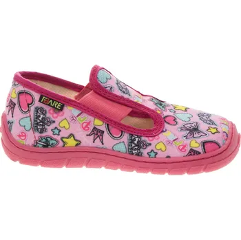 Dívčí bačkory FARE BARE dětské papuče na gumičku, velikost 24, artikl 5101452