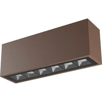 Venkovní osvětlení LED venkovní stropní svítidlo 1120 lm 2700K IP65 rezavě hnědá REDO AROOS 91243