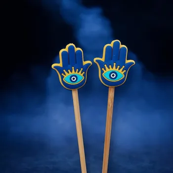 Nástroj na niť a příze Annie's Knit Zarážky na jehlice – hamsa