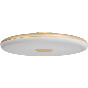 OSMONT ZETA 2 FP stropní/nástěnné plastové svítidlo zlatá / bílá IP40 3000 K 38W LED - OSMONT OS ZET60018