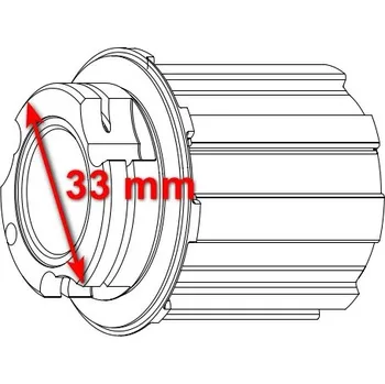 Náboj kola Ořech Campagnolo N3W pro SHIMANO 11s