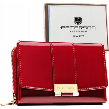 Peněženka Peterson peněženka eko kůže červená - dámská