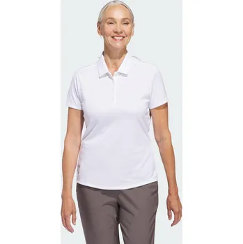 Dámské tričko ADIDAS Dámské polo tričko Solid Performance Short Sleeve Polo Shirt 2XL BÍLÁ