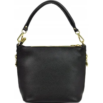 Kabelka PATRIZIA kabelka přes rameno z pravé kůže černá
