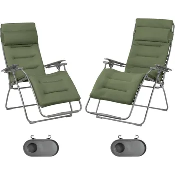 Křeslo Zvýhodněná sada 2026: 2x Relaxační křeslo FUTURA BeComfort zelená Olive (vel. standard a XL)