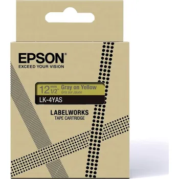 Tiskárna Epson Soft Yellow/Gray 12mm LK-4YAS