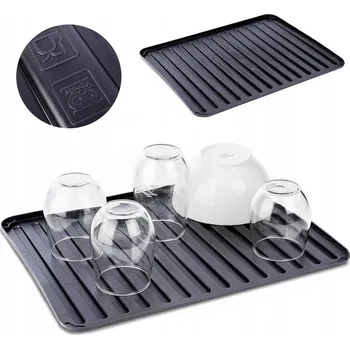 Organizace kuchyně Podložka na SUŠENÍ nádobí, kuchyňská podložka, sušák, odkapávač na hrnce a hrnky