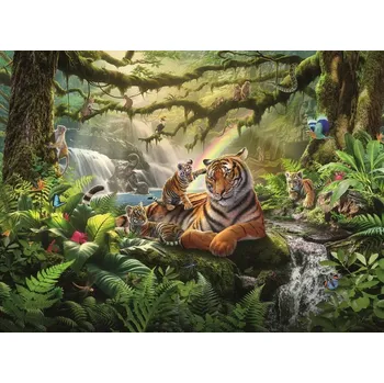 Puzzle Ravensburger 300dílné Puzzle RAVENSBURGER Džungle Puzzle 300 dílků