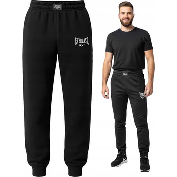EVERLAST PÁNSKÉ TEPLÁKY BAVLNA ČERNÉ XL