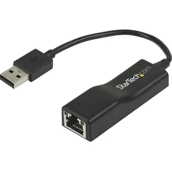 Síťová karta StarTech.com USB 2.0 to 10/100 Mbps Ethernet Network Adapter Dongle - USB Network Adapter - USB 2.0 Fast Ethernet Adapter - USB NIC (USB2100) - síťový adaptér - USB 2.0 - 10/100 Ethernet