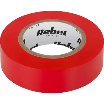 Lepicí páska Lepicí izolační páska REBEL (0,13 mm x 19 mm x 20 yd) červená