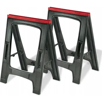 Koza na řezání dřeva Dílenské kozy Keter, 2 kusy, maximální nosnost 340 kg, černé, 220253